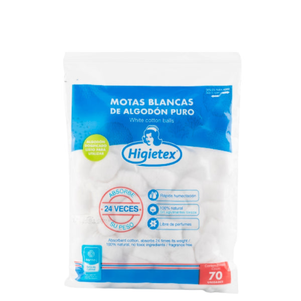 COPITOS HIGIETEX TARRO PAG 50U LLEV 60U